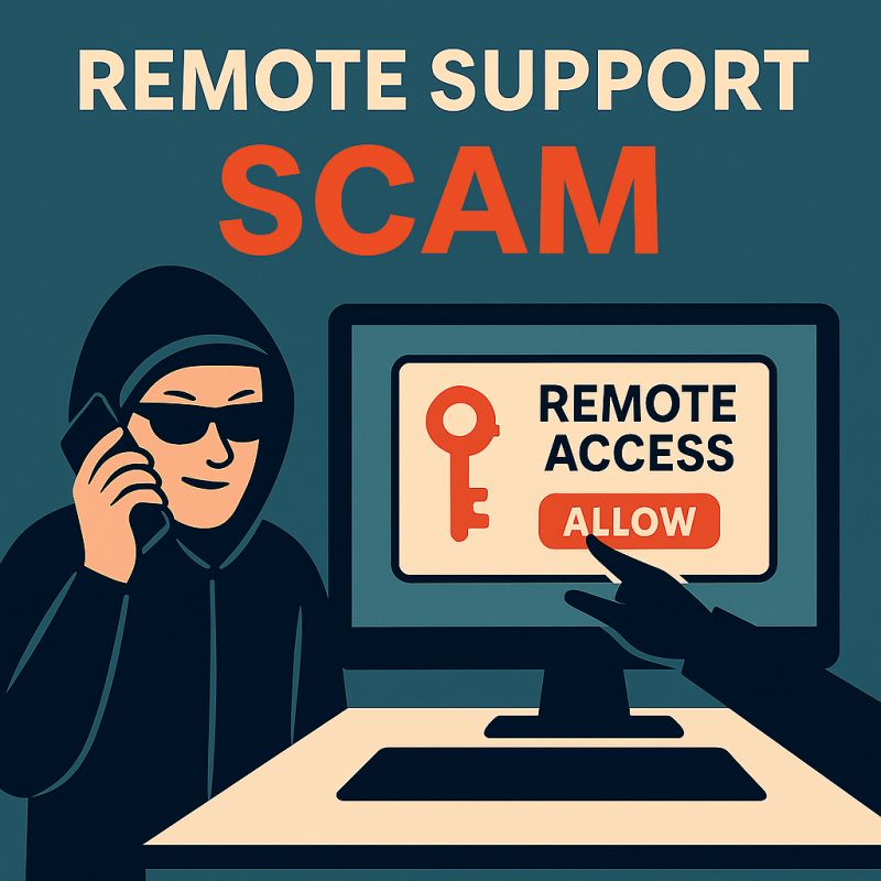 Remote access scam